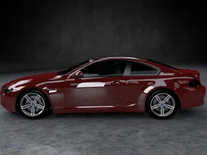bmw m6 2010 3D Model
