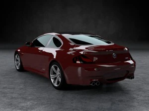 bmw m6 2010 3D Model