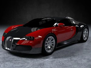 bugatti veyron 2009 Modelo 3D