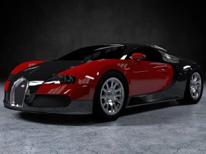 bugatti veyron 2009 3D Model