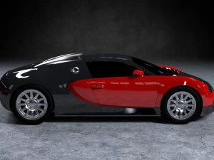 bugatti veyron 2009 3D Model