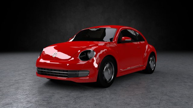 volkswagen beetle classic 2016 3D मॉडल .c4d .max .obj .3ds .fbx .stl .blend 