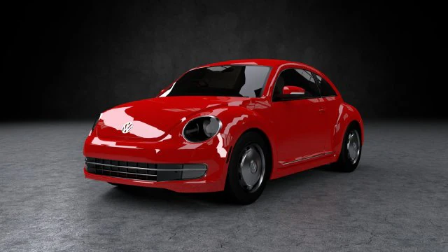 volkswagen beetle classic 2016 3D Model .c4d .max .obj .3ds .fbx .stl .blend 