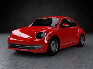 volkswagen beetle classic 2016 3D Model