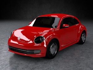 volkswagen beetle classic 2016 3D मॉडल