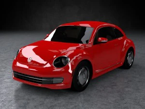 volkswagen beetle classic 2016 3D Model