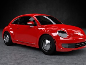 volkswagen beetle classic 2016 3D मॉडल