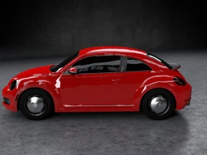 volkswagen beetle classic 2016 3D Model