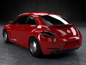 volkswagen beetle classic 2016 3D Model