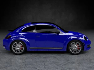 volkswagen beetle turbo 2016 3D Model