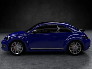 volkswagen beetle turbo 2016 3D Model