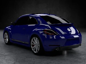 volkswagen beetle turbo 2016 3D Model