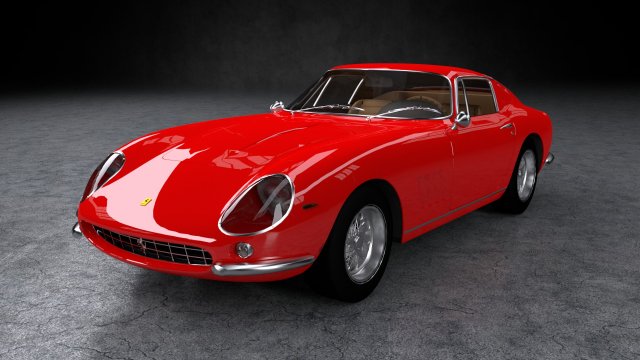 ferrari 275 gtb 1964 3D मॉडल .c4d .max .obj .3ds .fbx .stl .blend 