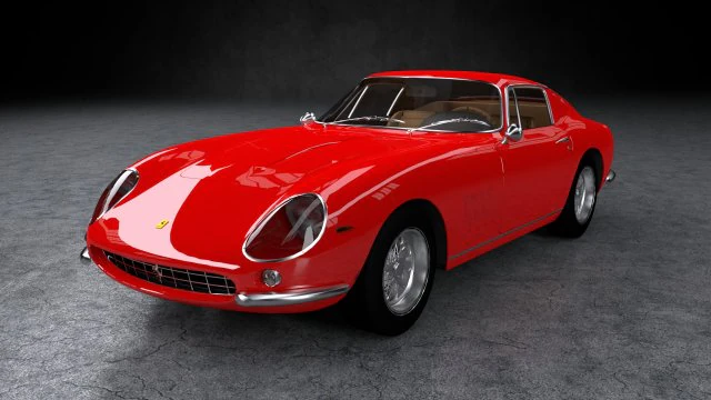 ferrari 275 gtb 1964 3D Model .c4d .max .obj .3ds .fbx .stl .blend 