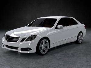 mercedes benz e500 2010 Modèle 3D