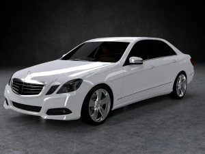 mercedes benz e500 2010 3D Model