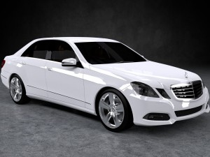 mercedes benz e500 2010 3D मॉडल