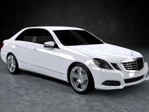 mercedes benz e500 2010 3D Model