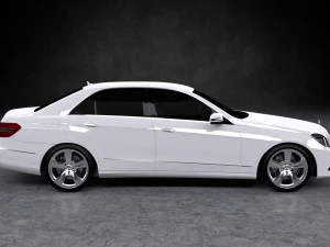 mercedes benz e500 2010 3D Model