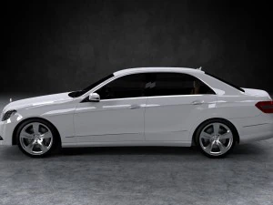 mercedes benz e500 2010 3D Model