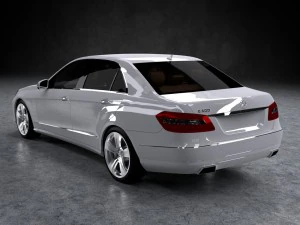 mercedes benz e500 2010 3D Model