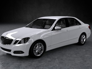 mercedes benz e200 2010 3D Model
