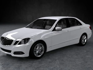 mercedes benz e200 2010 3D Model