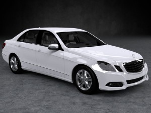 mercedes benz e200 2010 3D Model
