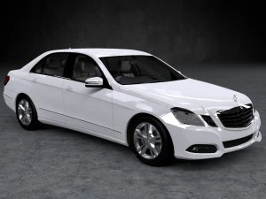 mercedes benz e200 2010 3D Model