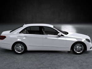 mercedes benz e200 2010 3D Model