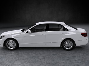 mercedes benz e200 2010 3D Model