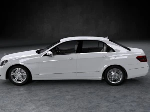 mercedes benz e200 2010 3D Model