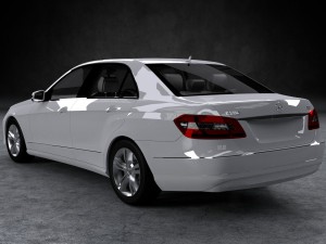 mercedes benz e200 2010 3D Model