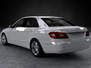 mercedes benz e200 2010 3D Model