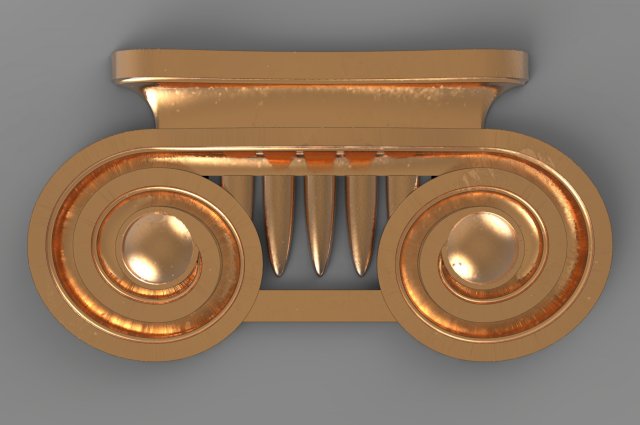 capital001cnc250x133x12 3D Принт Модель .c4d .max .obj .3ds .fbx .stl .blend 