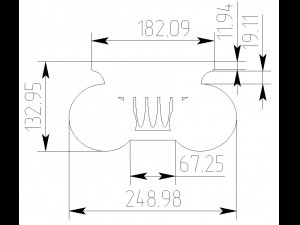 capital001cnc250x133x12 3D Принт Модель