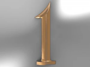 一桁1cnc338x1005x80 3Dプリントモデル