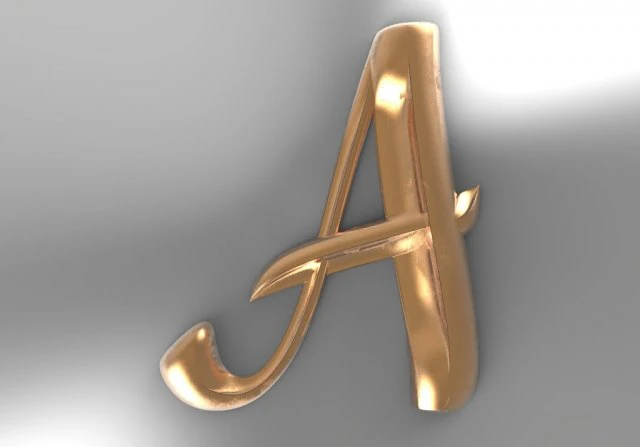 lettersmb-a-big-829x1002x80 3D Print Model .c4d .max .obj .3ds .fbx .stl .blend 