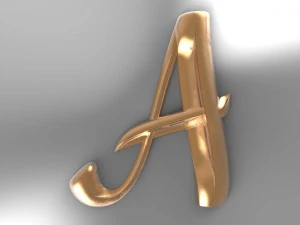 lettersmb-a-big-829x1002x80 3D Print Model