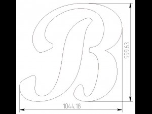 lettersmb-b-big-1045x1000x80 Model Cetak 3D