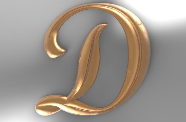lettersmb-d-big-1030x1000x80 3D Print Model .c4d .max .obj .3ds .fbx .stl .blend 