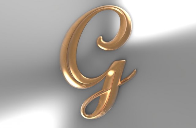 lettersmb-g-big-919x1350x80 3D-printmodel .c4d .max .obj .3ds .fbx .stl .blend 