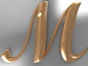 буквыmb-m-big-1406x1006x80 3D Принт Модель