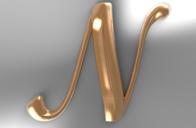 lettersmb-n-big-1204x1001x80 3D 打印模型 .c4d .max .obj .3ds .fbx .stl .blend 