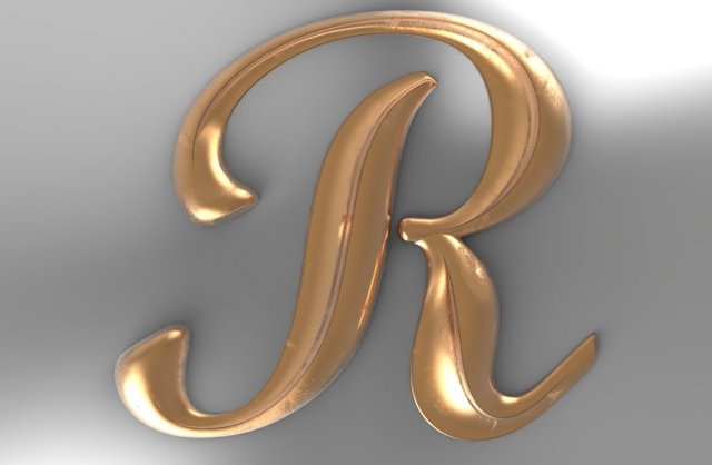 lettersmb-r-big-1120x1000x80 3D Принт Модель .c4d .max .obj .3ds .fbx .stl .blend 