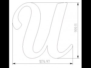 lettersmb-u-big-1076x1000x80 Modello di stampa 3D