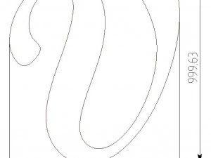 lettersmb-v-big-897x1000x80 3D Print Model