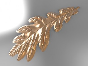 oakleaf592x912x30dxf Modelo 3D