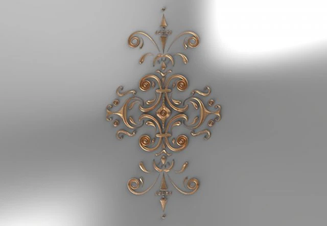 decorsymmetrical548x1000x15 3D Model .c4d .max .obj .3ds .fbx .stl .blend
