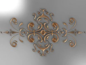 decorsymmetrical548x1000x15 3D Model